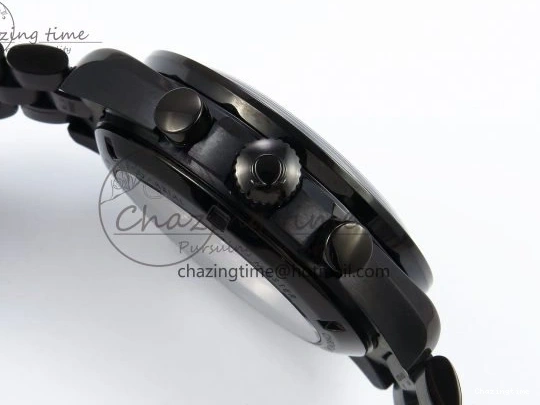 0422 Speedmaster Black Benom PVD Saturn RMF Best Edition on PVD Bracelet Lemania HW StreetReady 7726